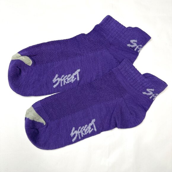 NEW 5 Pairs Mens No Show Sock Classic 70% Cotton Mesh Colorful Size 6-12 L Sport - Picture 8 of 11